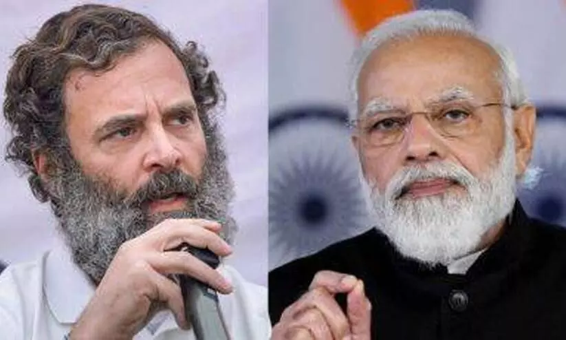 Adani PM Modi Rahul Gandhi BJP