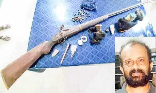 മുള്ളൻപന്നിയെ വേട്ടയാടി; തോക്കുമായി പ്രതി അറസ്റ്റിൽ