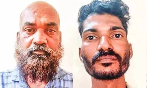 നി​ർ​മാ​ണ സാ​മ​ഗ്രി​ക​ൾ മോ​ഷ്ടി​ക്കാ​ൻ ശ്ര​മം: ര​ണ്ടു​പേ​ർ പി​ടി​യി​ൽ