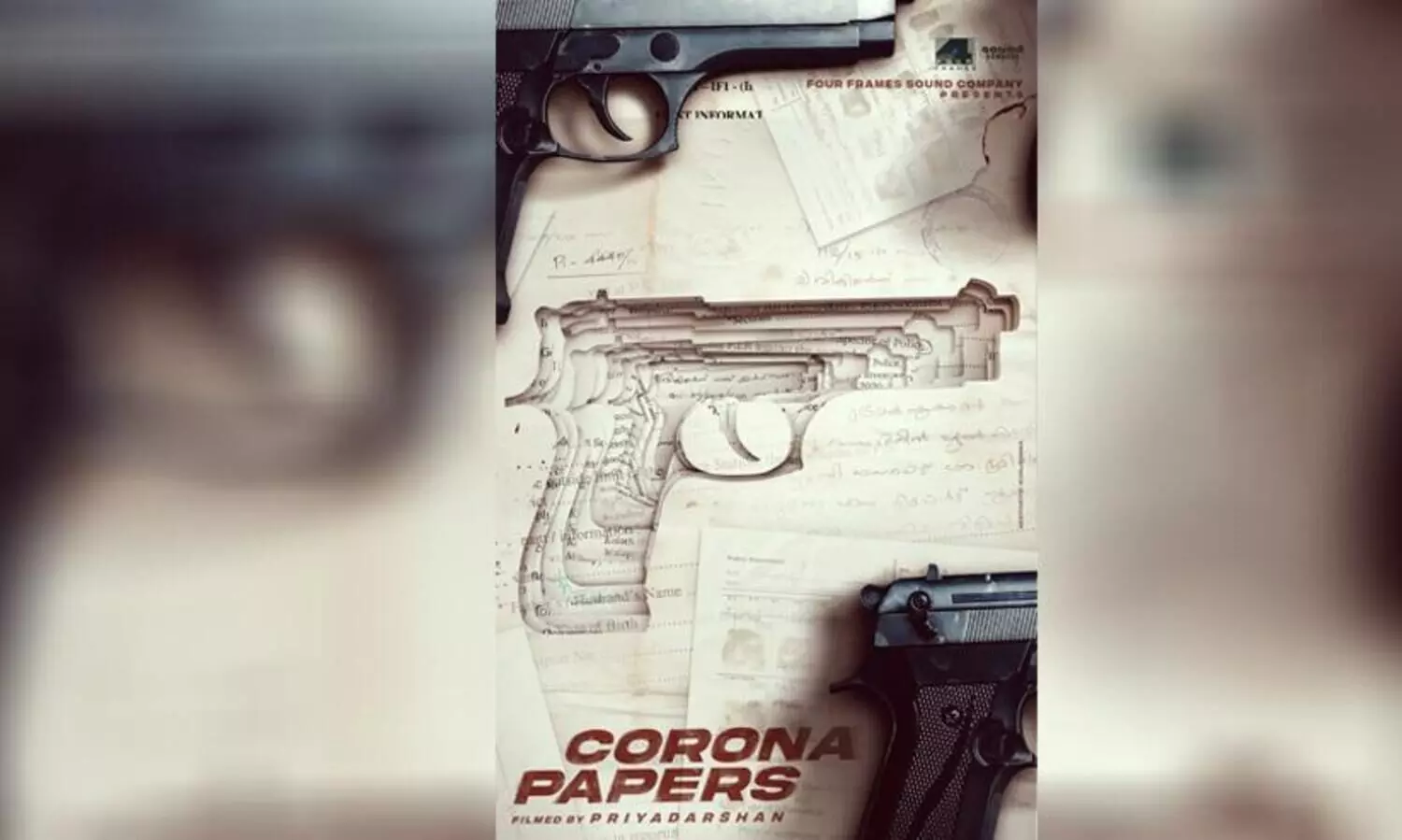 Priyadarshans film Corona Papers is an action thriller.  first-look poster Out