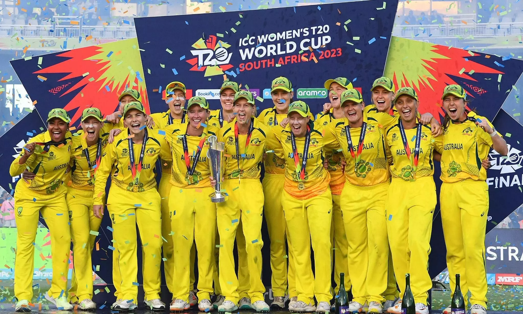 വിശ്വജേത്രികളായി ഓസീസ്; വനിത ട്വന്റി20 ലോകകപ്പ് ഫൈ​ന​ലി​ൽ ദ​ക്ഷി​ണാ​ഫ്രി​ക്ക​യെ വീഴ്ത്തി