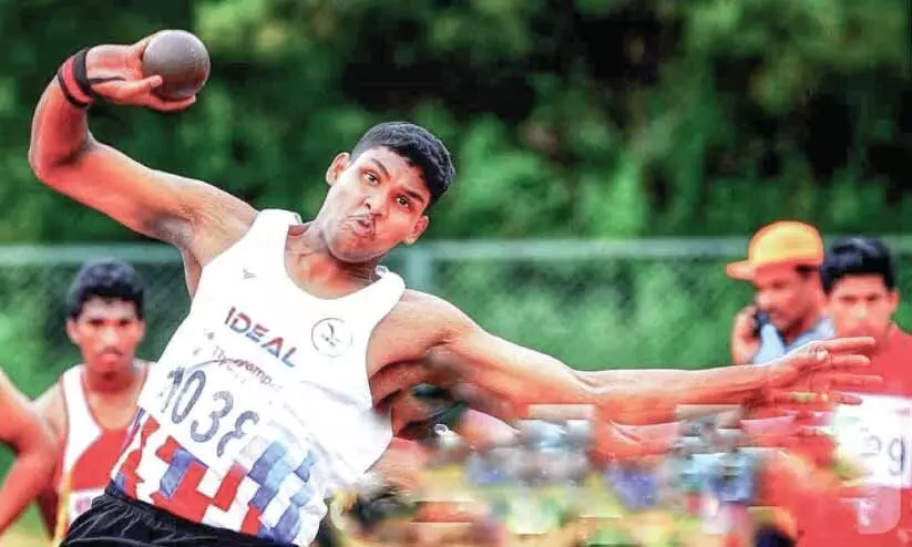 മനസ്സിലെ ഭാരമേന്തി അജിത്ത് ഷോട്ട്പുട്ടിൽ നേടിയത് സ്വർണം