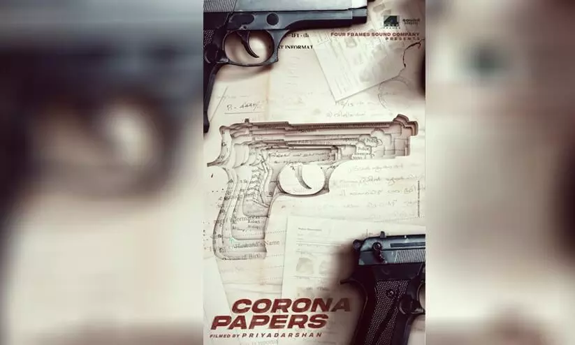 Priyadarshans film Corona Papers is an action thriller.  first-look poster Out