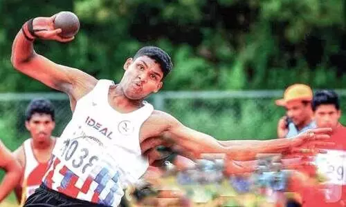 മനസ്സിലെ ഭാരമേന്തി അജിത്ത് ഷോട്ട്പുട്ടിൽ നേടിയത് സ്വർണം