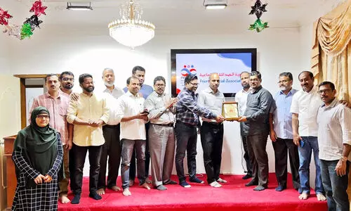 സി​ജു ജോ​ർ​ജി​ന് യാ​ത്ര​യ​യ​പ്പ്