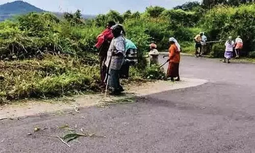 ഇടക്കുർശ്ശി-ശിരുവാണി റോഡ്: നവീകരണം പാതിവഴിയിൽ