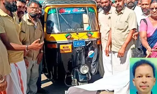 ഓട്ടോത്തൊഴിലാളികൾ ഒറ്റക്കെട്ടായി ഇറങ്ങി; കൂട്ടുകാരന്‍റെ ജീവൻ രക്ഷിക്കാൻ