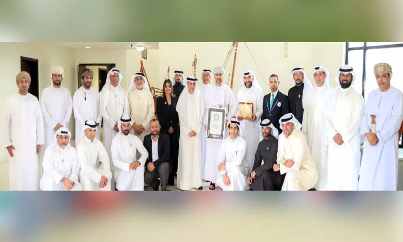 കെ ഫ്ലാഗ് സംഘത്തിന് ഒമാൻ മന്ത്രിയുടെ പ്രശംസ കെ ഫ്ലാഗ് സംഘത്തിന് ഒമാൻ മന്ത്രിയുടെ പ്രശംസ