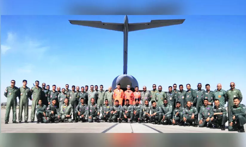 ഇന്ത്യൻ വ്യോമസൈനികർ സൗദിയിൽ; പ്രതിരോധ സഹകരണത്തിൽ പുതിയ അധ്യായം