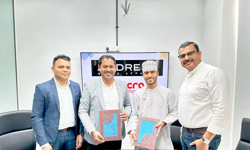 അ​ഡ്ര​സ് മെ​ൻ​സ് അ​പ്പാ​ര​ൽ​സ്​ ശാ​ഖ ഒ​മാ​നി​ലും