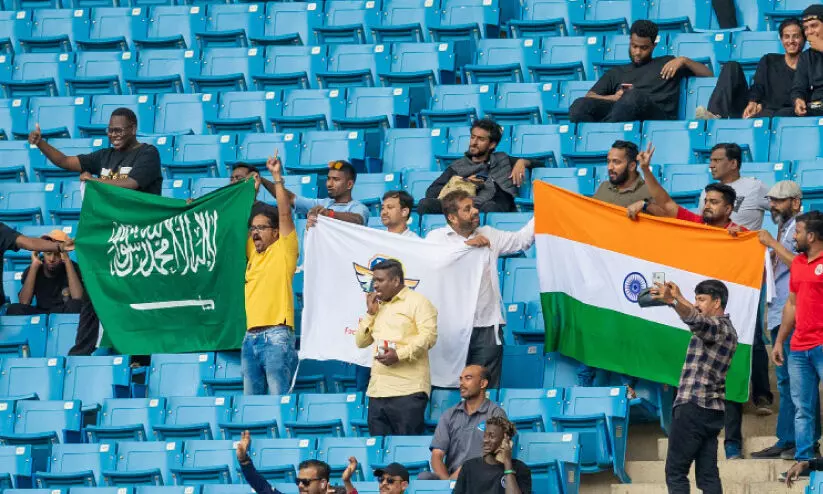 സന്തോഷ് ട്രോഫി: ആ​ളൊ​ഴി​ഞ്ഞ ഗാ​ല​റി​ക്ക് കാ​ര​ണം കേ​ര​ളം പു​റ​ത്താ​യ​തെ​ന്ന് ചൗ​ബേ