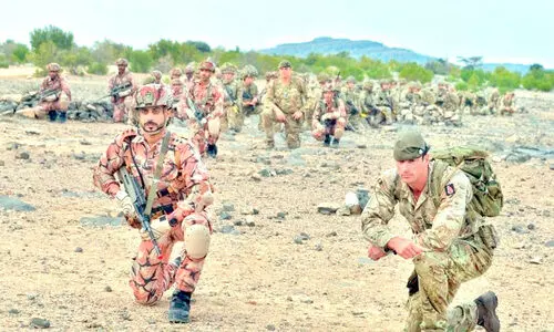 ഒ​മാ​ൻ-​ബ്രി​ട്ട​ൻ സം​യു​ക്ത സൈ​നി​കാ​ഭ്യാ​സം