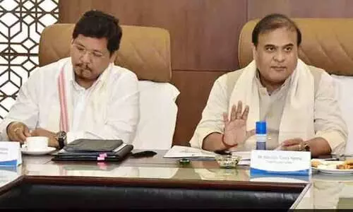 Conrad Sangma, Himanta Biswa Sarma