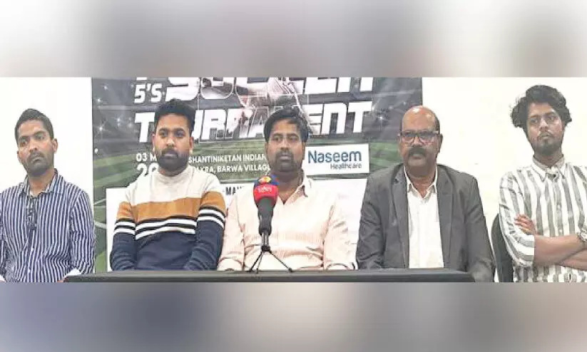 ഫൈ​വ്സ് സോ​ക്ക​ർ ടൂ​ർ​ണ​മെ​ന്റ് നാ​ളെ