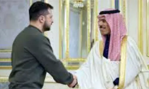 സൗ​ദി വി​ദേ​ശ​കാ​ര്യ മ​ന്ത്രി​യു​ടെ   യു​ക്രെ​യ്ൻ സ​ന്ദ​ർ​ശ​ന​വും സ​ഹാ​യ​വും സ്വാ​ഗ​തം​ചെ​യ്ത് അ​മേ​രി​ക്ക