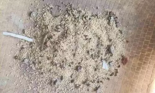 എലിക്കാട്ടം, കല്ല്, മണ്ണ്: സ്കൂൾ ഉച്ചഭക്ഷണ അരി ‘പോഷക സമ്പുഷ്ടം’!!