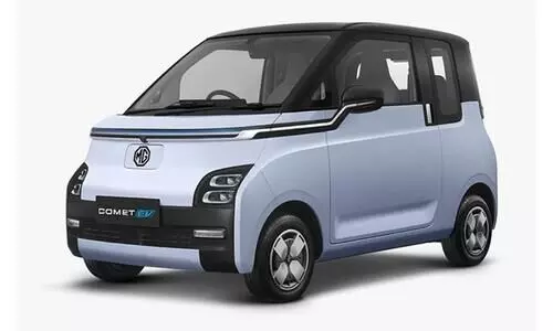 MG Comet EV for India revealed