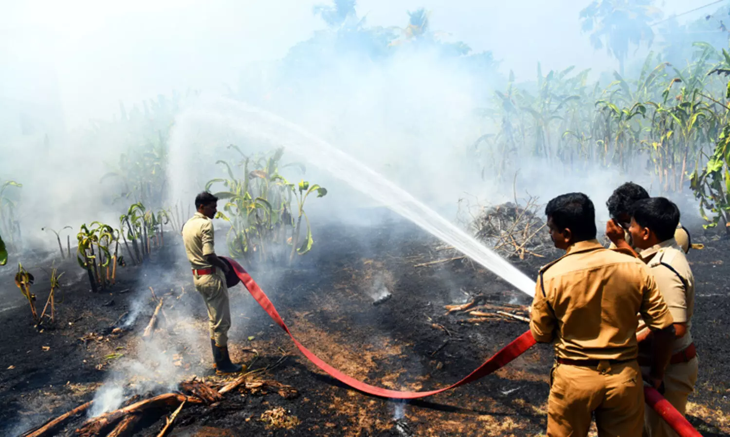Fire, Brahmapuram waste plant