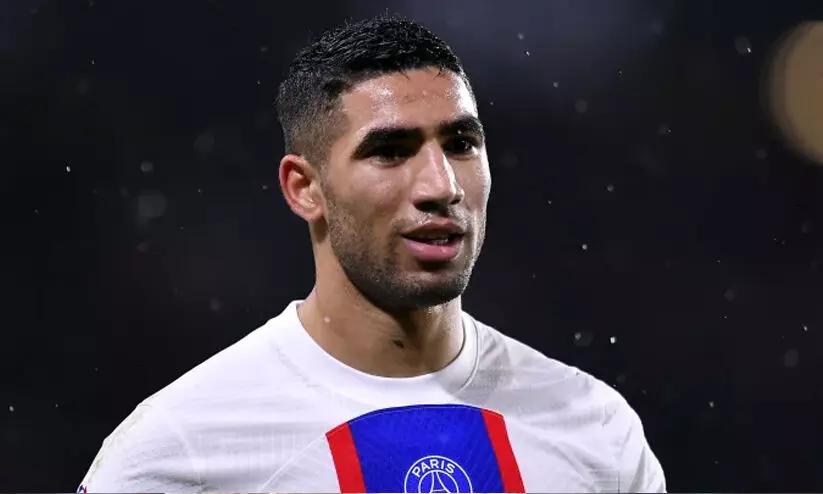 പി.എസ്.ജി താരം അഷ്റഫ് ഹകീമി കുരുക്കിൽ; യുവതിയുടെ മൊഴിയിൽ ബലാത്സംഗക്കുറ്റം ചുമത്തി