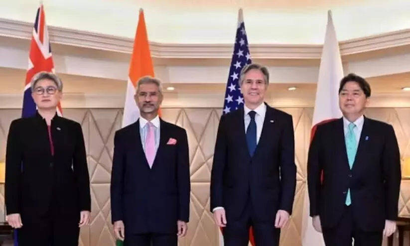 ചൈനക്കുള്ള സന്ദേശമായി ‘ക്വാഡ്’ വിദേശകാര്യ മന്ത്രിമാരുടെ യോഗം ചൈനക്കുള്ള സന്ദേശമായി ‘ക്വാഡ്’ വിദേശകാര്യ മന്ത്രിമാരുടെ യോഗം