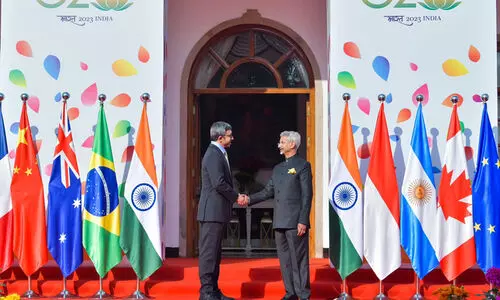 ജി20 ​ഉ​ച്ച​കോ​ടി: യു.​എ.​ഇ-​ഇ​ന്ത്യ മ​ന്ത്രി​മാ​ർ കൂ​ടി​ക്കാ​ഴ്ച ന​ട​ത്തി