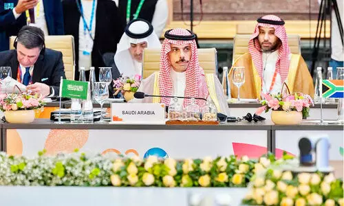 ആഗോള വെല്ലുവിളികളെ നേരിടാൻ അന്താരാഷ്​ട്ര സഹകരണം പ്രധാനം- സൗദി വിദേശകാര്യ മന്ത്രി