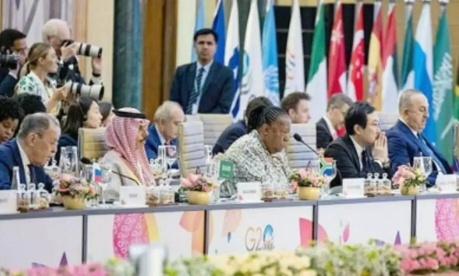 സൗദിയുടെ മുൻഗണന സംരംഭങ്ങളെ പ്രതിപാദിച്ച് ജി 20 ഉച്ചകോടിയിൽ വിദേശകാര്യ മന്ത്രി സൗദിയുടെ മുൻഗണന സംരംഭങ്ങളെ പ്രതിപാദിച്ച് ജി 20 ഉച്ചകോടിയിൽ വിദേശകാര്യ മന്ത്രി