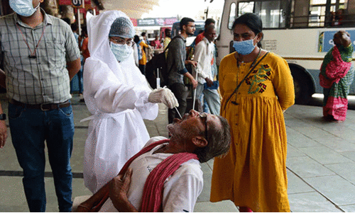 More than 300 new covid cases in India after 97 days