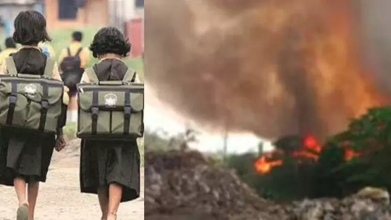 നാലാം ദിനവും ശമിക്കാതെ ബ്ര​ഹ്മ​പു​രം മാ​ലി​ന്യ പ്ലാ​ന്‍റി​ലെ തീ; വിദ്യാഭ്യാസ സ്ഥാപനങ്ങൾക്ക്​ അവധി