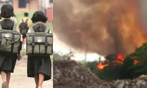 നാലാം ദിനവും ശമിക്കാതെ ബ്ര​ഹ്മ​പു​രം മാ​ലി​ന്യ പ്ലാ​ന്‍റി​ലെ തീ; വിദ്യാഭ്യാസ സ്ഥാപനങ്ങൾക്ക്​ അവധി