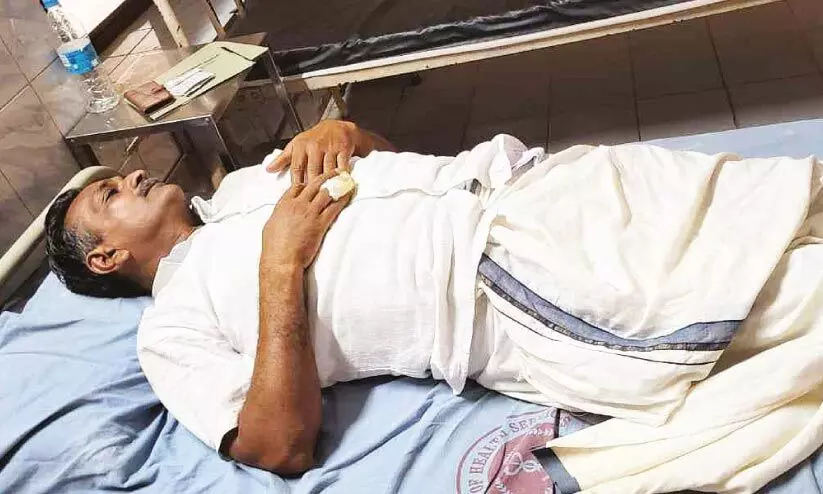 വടക്കാഞ്ചേരി ബ്ലോക്ക് വൈസ് പ്രസിഡന്റിന് നേരെ ആക്രമണം