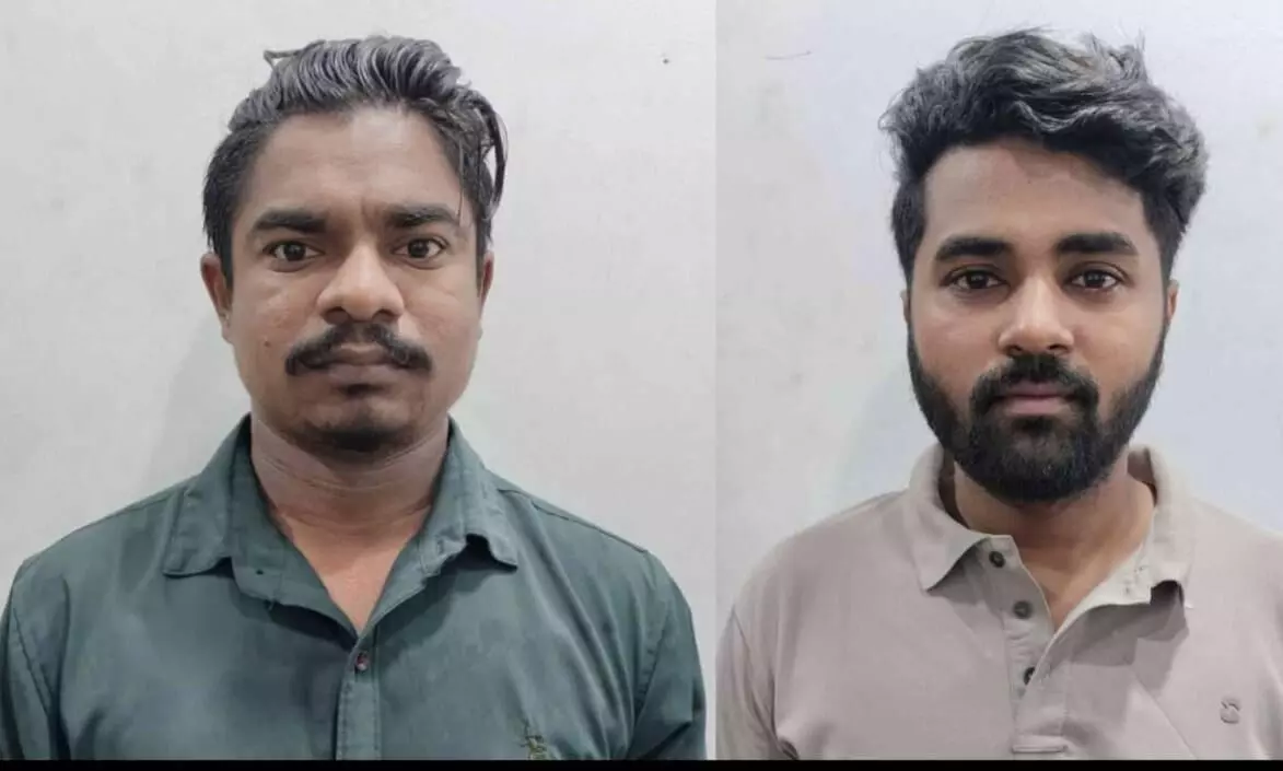 പണയ സ്വർണം തട്ടിയെടുക്കാൻ ശ്രമിച്ച  കേസിൽ രണ്ടുപേർ പിടിയിൽ