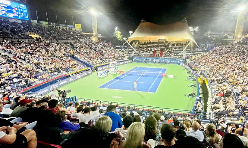 ആവേശപ്പകർച്ചയുടെ ദുബൈ ടെന്നിസ് ആവേശപ്പകർച്ചയുടെ ദുബൈ ടെന്നിസ്