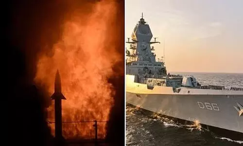 Indian Navy missile test