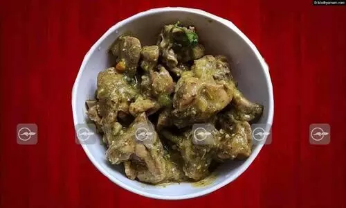 ഹോട്ടലിനേക്കാൾ രുചിയിൽ ഗ്രീൻ ഗാർലിക് ചിക്കൻ