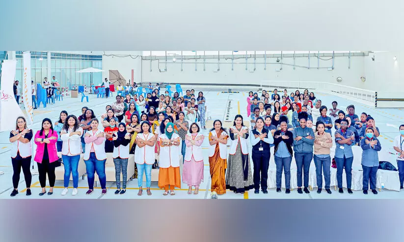 സ്ത്രീ െതാഴിലാളികള്ക്കായി മെഡിക്കല്, വെല്നസ് ക്യാമ്പൊരുക്കി ആസ്റ്റർ സ്ത്രീ െതാഴിലാളികള്ക്കായി മെഡിക്കല്, വെല്നസ് ക്യാമ്പൊരുക്കി ആസ്റ്റർ