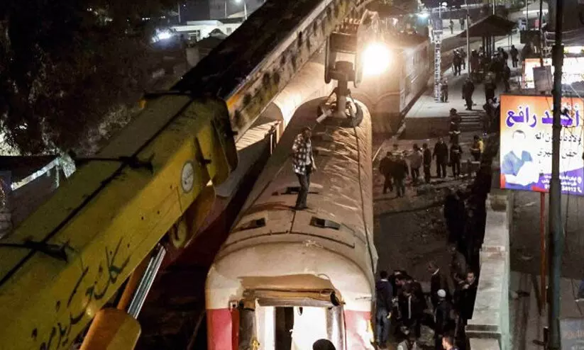 Northern Egypt train derailment