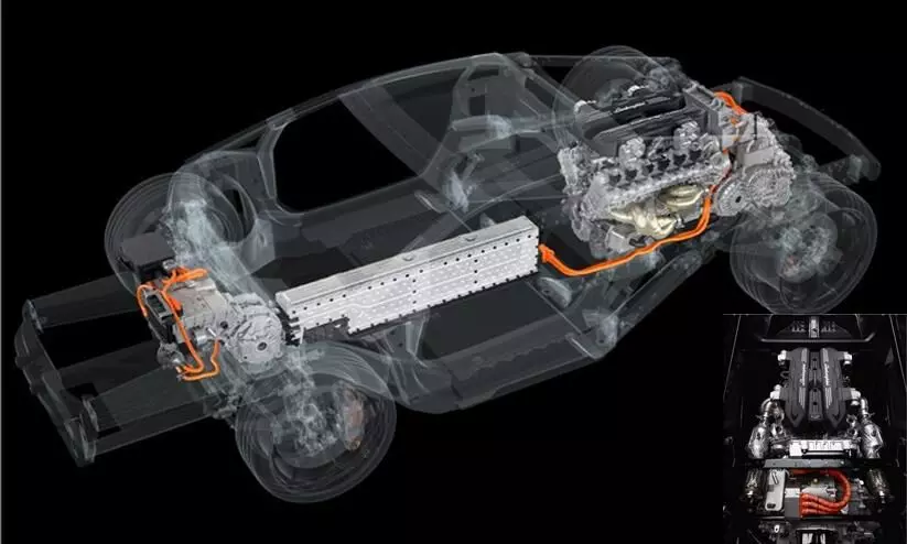 Lamborghini Aventador succeeding LB744 specs revealed hybrid setup