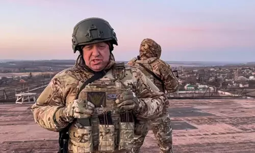 ബഖ്‌മുട്ടിന്റെ കിഴക്കുഭാഗം പിടിച്ചതായി റഷ്യൻ കൂലിപ്പടയാളി സംഘമായ വാഗ്‌നർ ഗ്രൂപ്