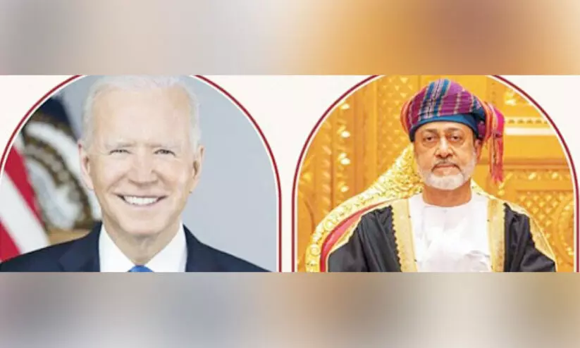 സു​ൽ​ത്താ​നും യു.​എ​സ്​ പ്ര​സി​ഡ​ന്‍റും ഫോ​ണി​ൽ സം​സാ​രി​ച്ചു