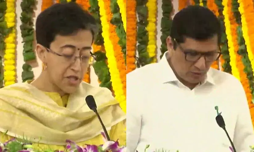 Atishi and Saurabh Bharadwaj