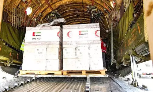 ഭൂകമ്പം: ഒരുമാസത്തിനിടെ സിറിയയിലേക്കയച്ചത് 4925 ടൺ സഹായം ഭൂകമ്പം: ഒരുമാസത്തിനിടെ സിറിയയിലേക്കയച്ചത് 4925 ടൺ സഹായം