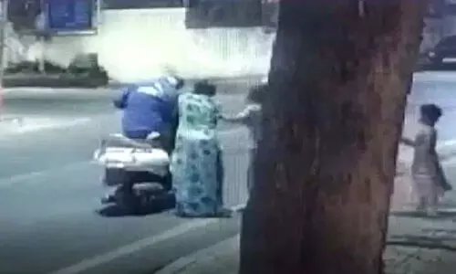 മുത്തശ്ശിയുടെ മാല പൊട്ടിക്കാൻ വന്ന മോഷ്ടാവിനെ അടിച്ചോടിച്ച് 10 വയസുകാരി