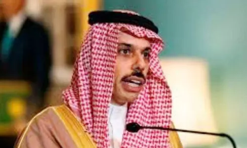 സൗദി വിദേശകാര്യ മന്ത്രി അമീർ ഫൈസൽ ബിൻ ഫർഹാൻ സൗദി വിദേശകാര്യ മന്ത്രി അമീർ ഫൈസൽ ബിൻ ഫർഹാൻ