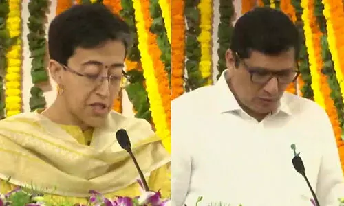 Atishi and Saurabh Bharadwaj