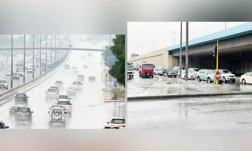 രാ​ജ്യ​ത്ത് വ്യാ​പ​ക മ​ഴ, ഇ​ടി