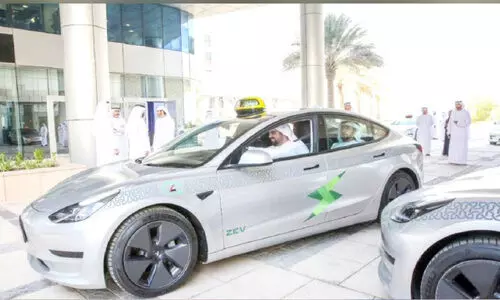 അ​ബൂ​ദ​ബി​യി​ൽ ടാ​ക്സി സ​ർ​വി​സി​ന്​ ഇ​നി ടെ​സ്‌​ല​യും