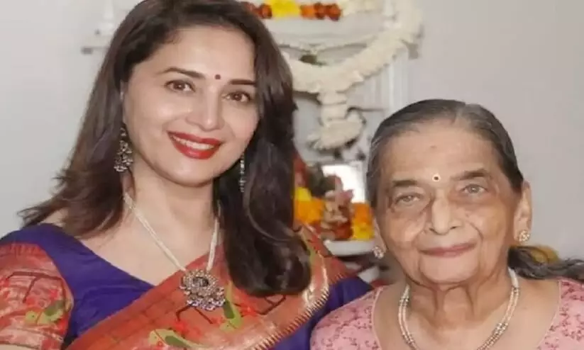 Madhuri Dixit’s mother Snehalata passes away at 91