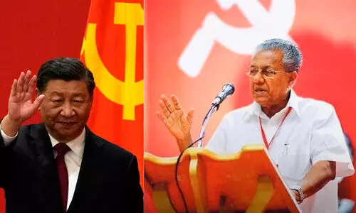 Pinarayi Vijayan, Xi Jinping