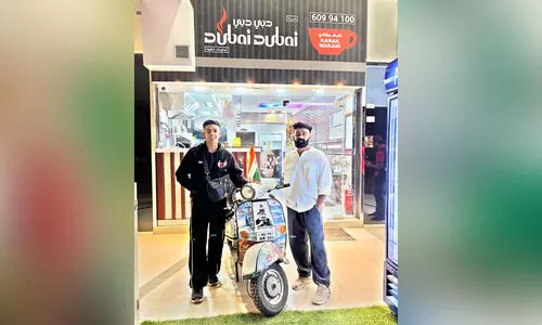 ചേ​ത​ക്കി​ൽ രാ​ജ്യം​ചു​റ്റി​ അ​ഫ്​​സ​ലും ബി​ലാ​ലും